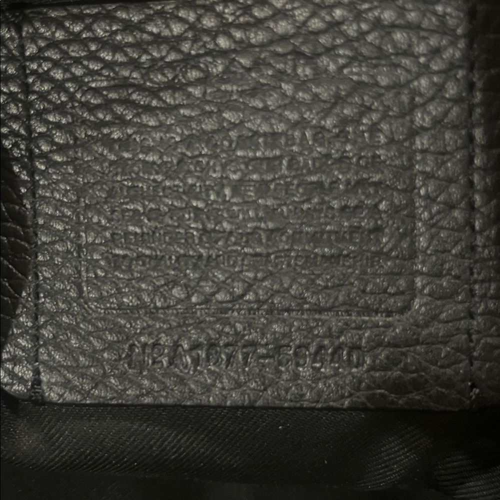 Coach Large Black Pebbled Leather Duffel Bag - Picture 4 of 4